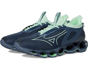 (���) �~�Y�m ���f�B�[�X �E�F�[�u �v���t�F�V�[ 14 Mizuno women Wave Prophecy 14 Vintage Indigo/Bay