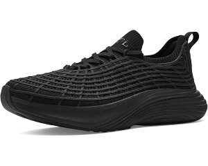 (���) �A�X���`�b�N �v���p���W���� ���{ �����Y �e�N���� �W�b�v���C�� Athletic Propulsion Labs (APL) men TechLoom Zipline Black/Black/Black 1