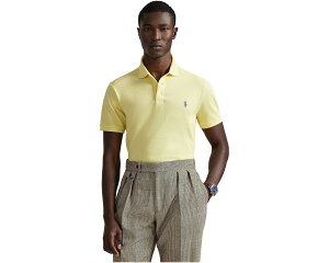 (���) �����t���[���� �����Y �N���V�b�N �t�B�b�g �X�g���b�` ���b�V�� �|�� �V���c Polo Ralph Lauren men Classic Fit Stretch Mesh Polo Shirt Wicket Yellow 1
