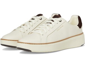 (���) �R�[���n�[�� ���f�B�[�X �O�����h�v�� �g�b�v�X�s�� �X�j�[�J�[ Cole Haan women Grandpro Topspin Sneakers Ivory/Dark Chocolate Suede/Ivory