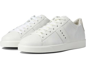 (���) �G�R�[ ���f�B�[�X �X�g���[�g ���C�g ���g�� �X�j�[�J�[ ECCO women Street Lite Retro Sneaker White/Shadow/White