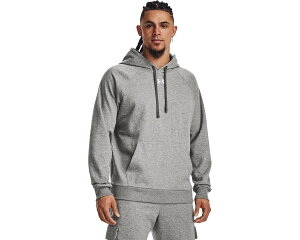 (���) �A���_�[�A�[�}�[ �����Y ���C�o�� �t���[�X �u�[�f�B Under Armour men Rival Fleece Hoodie Castlerock Light Heather/White