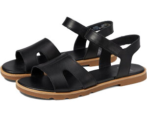 (���) �\���� ���f�B�[�X �G�� 3 �A���N�� �X�g���b�v SOREL women Ella III Ankle Strap Black/Gum 2