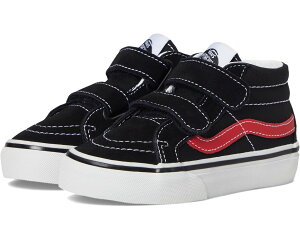 (���) �o���Y �L�b�Y Sk8-�~�b�h ���C�V���[ V (���g�� �L�b�h) Vans kids Sk8-Mid Reissue V (Little Kid) Retro Pop Black/Red