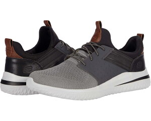 (���) �X�P�b�`���[�Y �����Y �f���\�� 3.0 - �V�P�C�_ SKECHERS men Delson 3.0 - Cicada Gray/Black