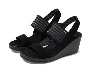 (���) �X�P�b�`���[�Y ���f�B�[�X �����u���[�Y-�T�C-�t�@�C SKECHERS women Rumblers-Sci-Fi Black