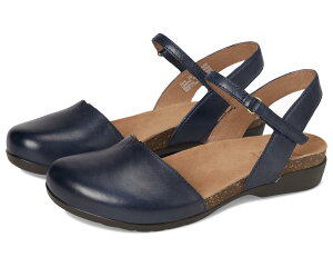 (���) �_���X�R ���f�B�[�X ���[���� Dansko women Rowan Navy Waxy Burnished