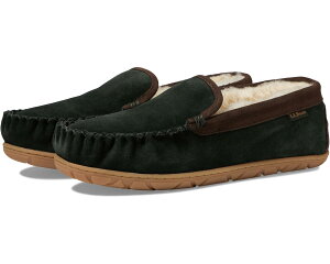 (���) �G���G���r�[�� �����Y �E�B�b�N�h �O�b�h �X���b�p ���F�j�[�V���� L.L.Bean men Wicked Good Slipper Venetian Black Spruce/Chocolate