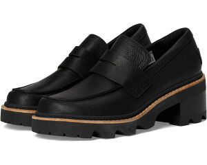 (���) �\���� ���f�B�[�X �W���A�� �i�E �V�e�B ���[�t�@�[ SOREL women Joan Now City Loafer Black/Sea Salt