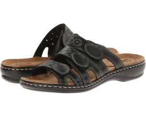 (���) �N���[�N�X ���f�B�[�X ���C�T �J�N�e�B Q Clarks women Leisa Cacti Q Black Leather
