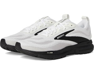 (���) �u���b�N�X �����Y �g���[�X 4 Brooks men Trace 4 Bright White/Oyster/Black