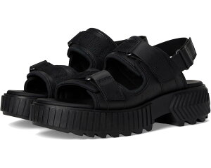 (���) �\���� ���f�B�[�X �I�i �}���`�X�g���b�v �~�b�h �T���_�� SOREL women Ona Ave Multistrap Mid Sandals Black/Black