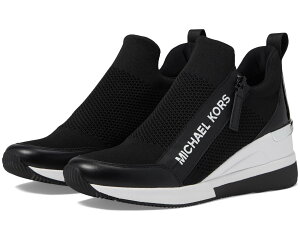 (���) �}�C�P���R�[�X ���f�B�[�X �E�B���X �E�F�b�W �g���[�i�[ MICHAEL Michael Kors women Willis Wedge Trainer Black