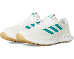 (���) �A�f�B�_�X �S���t ���f�B�[�X S2G 24 �X�p�C�N���X �S���t �V���[�Y adidas Golf women S2G 24 Spikeless Golf Shoes Off-white/Pure Teal/Alumina