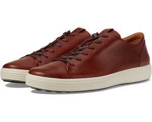 (���) �G�R�[ �����Y �\�t�g 7 �v���~�A �X�j�[�J�[ ECCO men Soft 7 Premier Sneakers Cognac