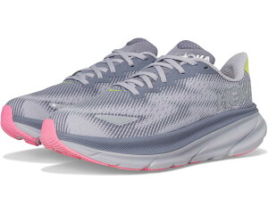 (���) �z�J�I�l�I�l ���f�B�[�X �N���t�g�� 9 GTX Hoka women Clifton 9 GTX Grey Skies/Foggy Grey