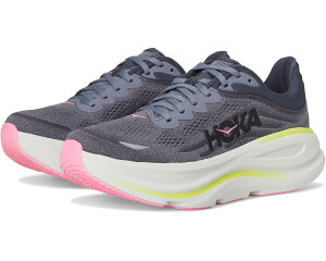 (���) �z�J�I�l�I�l ���f�B�[�X �{���_�C 9 Hoka women Bondi 9 Charcoal Grey/Grey Skies