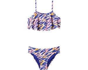 (���) �A���_�[�A�[�}�[ �L�b�Y �u���b�V�� �[�u�� �r�L�j (���g�� �L�b�h) Under Armour kids Brush Zebra Bikini (Little Kid) Pink Vortex