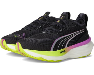 (���) �v�[�} ���f�B�[�X �t�H�[�G�o�[���� �j�g�� PUMA women Foreverrun Nitro Puma Black/Pure Magenta