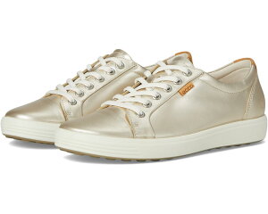 (���) �G�R�[ ���f�B�[�X �\�t�g 7 �X�j�[�J�[ ECCO women Soft 7 Sneaker Pure White Gold