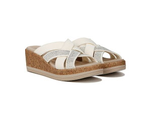 (���) �r�W�[�Y ���f�B�[�X ���C�� �E�F�b�W �T���_�� Bzees women Reign Wedge Sandals Sugar White