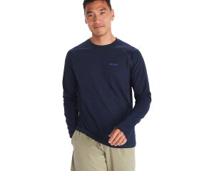 (���) �}�[���b�g �����Y �E�B���h���b�W �����O �X���[�u Marmot men Windridge Long Sleeve Arctic Navy