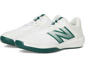 (���) �j���[�o�����X ���f�B�[�X �e�j�X �V���[�Y New Balance women 696v6 Tennis Shoes White/Marsh Green