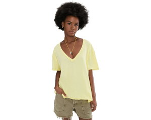 (���) �t���[�s�[�v�� ���f�B�[�X �j�[�i �e�B�[ V Free People women Nina Tee V Lemon Water