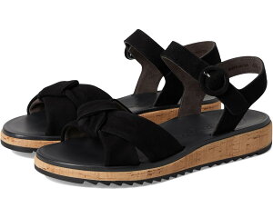 (���) �|�[���O���[�� ���f�B�[�X �g�����g �T���_�� Paul Green women Trento Sandals Black Suede