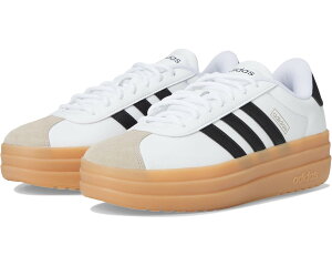 (���) �A�f�B�_�X ���f�B�[�X Vl �R�[�g �{�[���h �V���[�Y adidas women Vl Court Bold Shoes White/Black/Wonder Beige