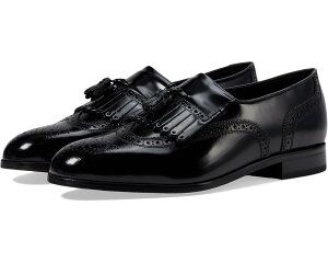 (���) �t���[�V���C�� �����Y ���L�V���g�� �E�B���O�`�b�v �^�b�Z�� �X���b�|�� Florsheim men Lexington Wingtip Tassel Slip-On Black