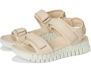 (���) �G�R�[ ���f�B�[�X �O���[�u �\�� �T���_�� ECCO women Gruuv Sol Sandal Limestone