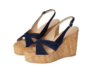 (���) �X�`���A�[�g ���C�c�}�� ���f�B�[�X �f�C�i �X�����O�o�b�N �E�F�b�W Stuart Weitzman women Dayna Slingback Wedge Nice Blue