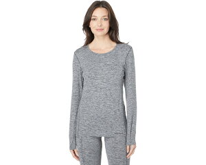 (���) �z�b�g�`�� ���f�B�[�X �N���}-�g���b�N �N���[ �l�b�N Hot Chillys women Clima-Trek Crew Neck Grey Heather