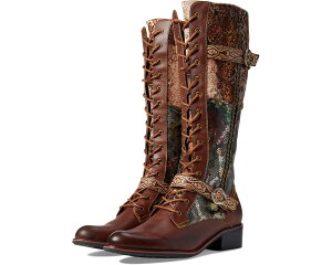 (���) ���f�B�[�X �o�l�b�N LArtiste by Spring Step women Vaneyck Brown Multi