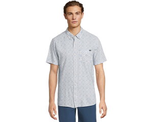 (���) �`���r�[�Y �����Y �U �X�|�b�g �I�� �E�B�[�u �t���C�f�[ Chubbies men The Spot On (Resort Weave Friday Shirt) Dusty Blue