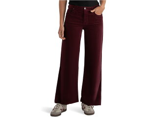 (���) �J�b�g �t���� �U �N���X ���f�B�[�X ���O �n�C ���C�Y �t�@�u AB ���C�h ���b�O ���[ �C���V�[�� KUT from the Kloth women Meg High Rise Fab Ab Wide Leg Raw Hem-Long Inseam Dark Plum