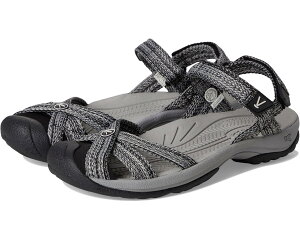 (���) �L�[�� ���f�B�[�X �o�� �X�g���b�v �T���_�� KEEN women Bali Strap Sandal Alloy/Black
