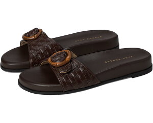 (���) �W���b�N ���W���[�X ���f�B�[�X �G�Z�b�N�X �X���C�h - �G���{�X ���U�[ Jack Rogers women Essex Slide - Embossed Leather Hot Fudge