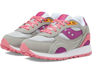 (���) �T�b�J�j�[ �L�b�Y �I���W�i���X �V���h�[ 6000 (���g�� �L�b�h/�r�b�O �L�b�h) Saucony kids Originals Shadow 6000 (Little Kid/Big Kid) Grey/Purple/Coral