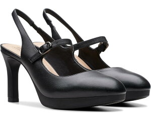 (���) �N���[�N�X ���f�B�[�X �A���r�� 2 �O���[�X Clarks women Ambyr 2 Grace Black Leather
