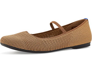 (���) ���f�B�[�X �U �}�b�N�X �X�N�G�A ���A���[ �W�[�� Rothys women The Max Square Mary Jane Wheat Raffia-Knit