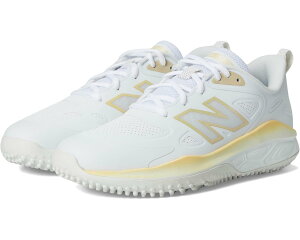 (���) �j���[�o�����X ���f�B�[�X �t���b�V�� �t�H�[�� �^�[�t-�g���[�i�[ New Balance women Fresh Foam Velov4 Turf-Trainer White/Team Gold