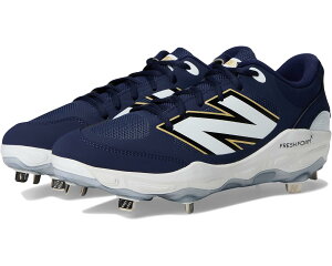 (���) �j���[�o�����X �����Y �t���b�V�� �t�H�[�� X �x�[�X�{�[�� �N���[�c New Balance men Fresh Foam X 3000v7 Baseball Cleats Team Navy/White