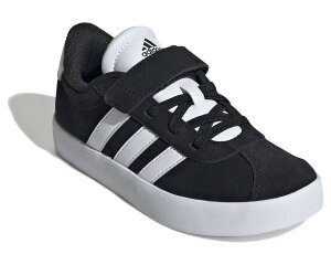 (���) �A�f�B�_�X �L�b�Y Vl �R�[�g 3.0 �G���X�e�B�b�N ���[�X �V���[�Y (���g�� �L�b�h) adidas kids VL Court 3.0 Elastic Lace Shoes (Little Kid) Black/White/Black