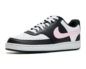 (���) �i�C�L ���f�B�[�X �R�[�g �r�W���� ���E �l�N�X�g �l�C�`���[ Nike women Court Vision Low Next Nature Black/Pink Foam/White