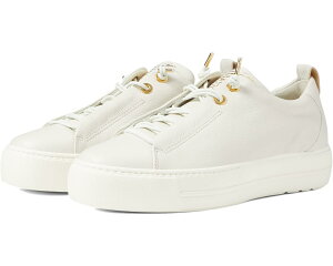 (���) �|�[���O���[�� ���f�B�[�X �t�F�C �X�j�[�J�[ Paul Green women Faye Sneaker Ivory Leather