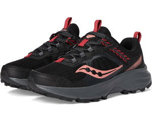 (���) �T�b�J�j�[ ���f�B�[�X �G�N�X�J�[�V���� ���C�h Saucony women Excursion TR17 Wide Black/Shadow