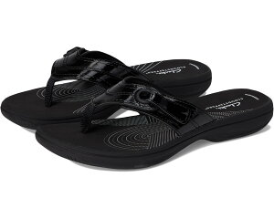 (���) �N���[�N�X ���f�B�[�X �u���[�Y ���C�i Clarks women Breeze Reyna Black Patent Synthetic