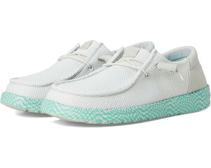 (���) �w�C �f���[�h ���f�B�[�X �E�F���f�B �t�@���N ���[�v�g �Q�I Hey Dude women Wendy Funk Warped Geo Grey/Aqua